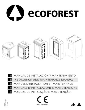 ECOFOREST Bio+ Manual De Usuario (Página 2 de 36).